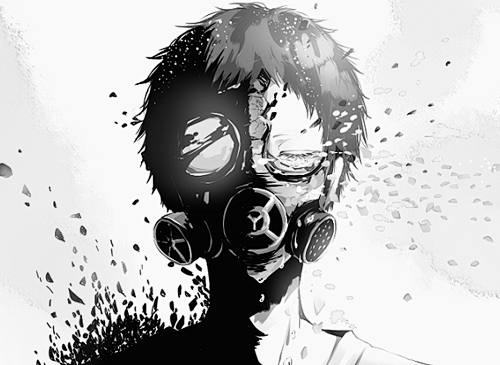 xx防毒面具与少年