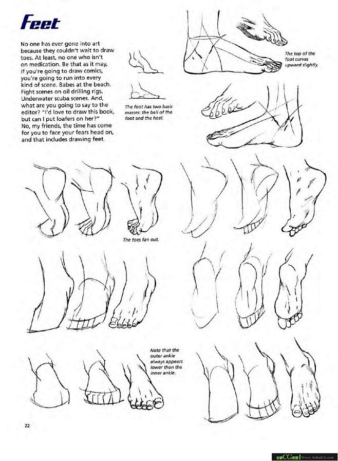 文章-【转载】手脚画法合集 | 半次元-...