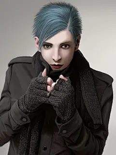 麦丽素  的插画 想把脸涂成囧字。。脸太假呀。。