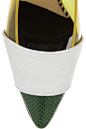 星香港代購 2013SS春夏新款 TOGA pumps 蛇纹拼色高跟鞋 原创 设计 正品 代购