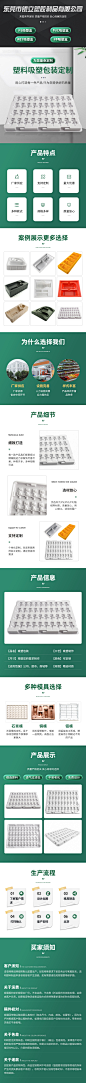 塑料吸塑包装内页