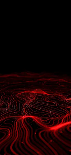 红色科技感手机壁纸图片