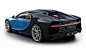 Bugatti Chiron Lepatron Racingblue Rear