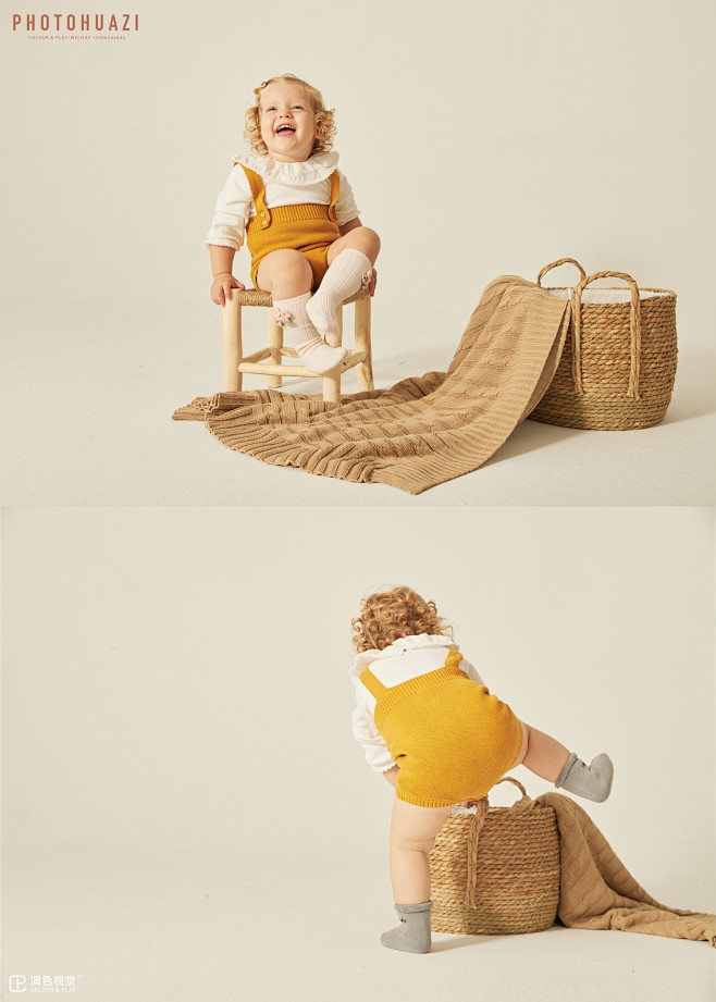 创意拍摄·小婴童袜装摄影人像摄影演色视觉...