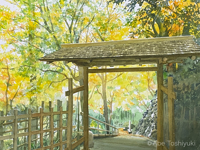 秋天的水彩画帖 Autumn - 阿部俊...
