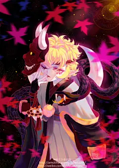 阴阳师手游 般若 同人图 插画 壁纸 | 阴阳师-般若小可爱 | 半次元-第一中文COS绘画小说社区