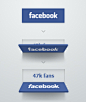 Facebook button concept by Erik Deiner