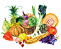 Olivье grocery store (Vienna) : Watercolor illustrations and branding for small grocery store in Vienna (Austria). Old school food approach, authentic and good quality.