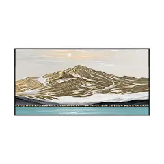 HY. ART《日照金山Ⅱ》原创手绘现代简约客厅挂画卧室装饰画抽象-tmall.com天猫