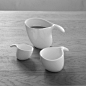 外贸 北欧简约设计 水瓢型咖啡杯 茶杯 现代家居 装饰的图片
