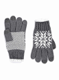 GREY SPORTY SNOWFLAKE GLOVEs - Clearance - TOPMAN