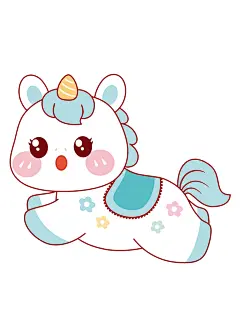 马宝宝奔腾卡通插画517-72