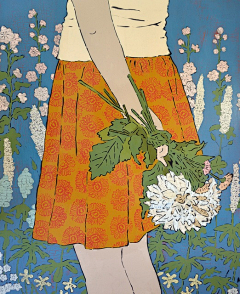 纸扇先生采集到治愈系手绘小清新水彩彩铅插画素材~