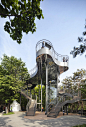 想象圈，与自然相依的观景台 / UnSangDong Architects – mooool木藕设计网