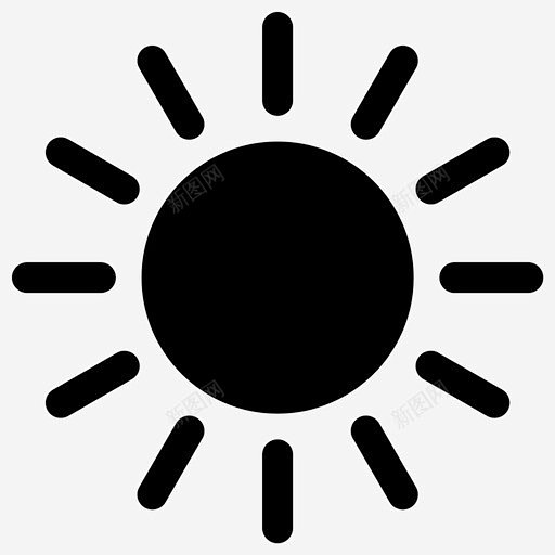 太阳亮度白天图标 设计图片 免费下载 页面网页 平面电商 创意素材