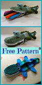 8 Cutest Crocheted Pencil Case – Free Patterns #freecrochetpatterns #pencilcase #accessories