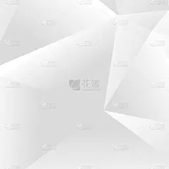抽象的白色几何背景。现代极简设计。矢量插图三角形和线。单色光3d未来主义设计与多边形钻石状形状在白色
