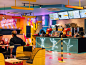 interior design  branding  Street Colourful  Street Food Fast food industrial factory whimsical graphic design 