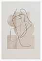 Contemporary Abstract Print #homedecor @heartsincolors