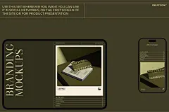 18款高级品牌VI设计名片信封海报帆布袋画册展示效果样机模板 Corporate branding mockups – 图渲拉-高品质设计素材分享平台