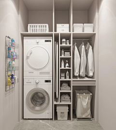 ·mo·采集到家装空间--洗衣房
