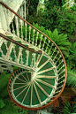 Spiral stairs at Kew Gardens,England