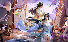 淑湘婷采集到古风插画女