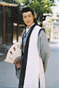 This dress is called Hanfu authentic Chinese dress, worn by Chinese people for most of the recorded Chinese history,: 