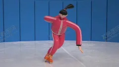 性定制卡通风格冰上运动人物 【酷图网】c4d,C4D,办公场景,生活场景,人物,人物插画,3d场景,3d人物,3d插画,立体插画,卡通人物,c4d场景,人物模型,3D场景模型,场景模型,c4d模型,其他模型,电商场景,几何物体,办公小场景,立体素材,办公人物,商务场景,电子商务,商务人物