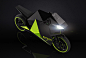 Venom : VENOM is a high-performance hybrid-electric motorbike, The concept produces 200 horsepower through one electric motor, The batteries driving the motor are recharged using biofuel-fed micro gas turbines instead of a conventional engine. In order to