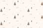 Christmas elements seamless pattern vector