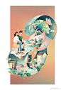 这次为人民日报漫画增刊《讽刺与幽默报》绘制垃圾分类配图~感谢编辑赵一锦的信任，一稿过很开心(´▽`ʃƪ)

我是近两个月才开始关注环保，和姐姐一起在家尝试垃圾分类、资源节约~接着就遇到了环保主题的约稿，很神奇的联系~

企鹅妈妈商业插画课#美好生活##从美到美好#插画 ​​​​...展开全文c