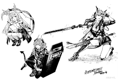 X7AltIue采集到线稿