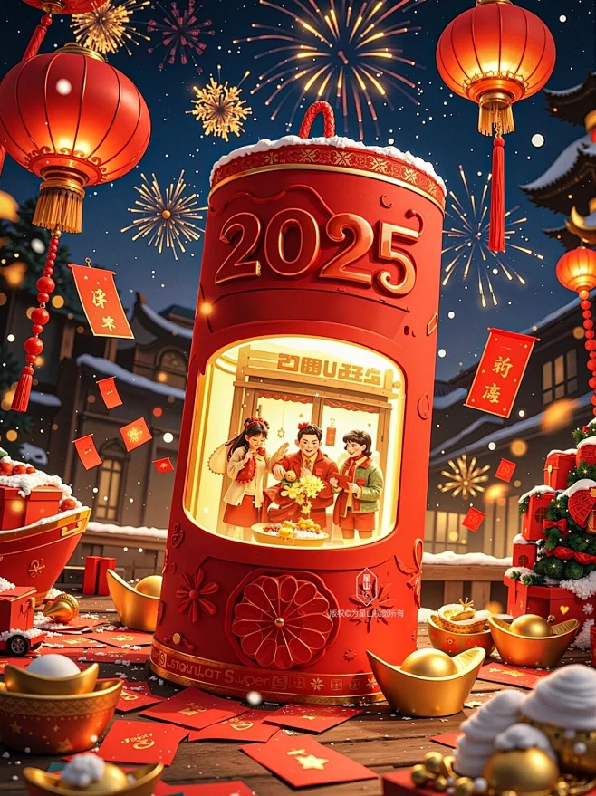 爆竹一声除旧岁，2025新年快乐！ - ...
