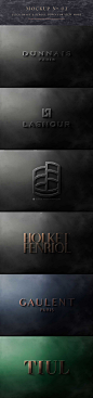 10款高级3d立体金属质感墙面徽标标牌logo设计展示贴图psd样机模板 10 Deluxe Front Logo Mockups – V3插图7
