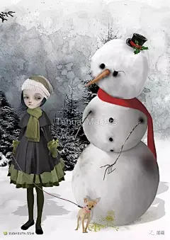 插画 | Tanya Mayers 女生不高兴