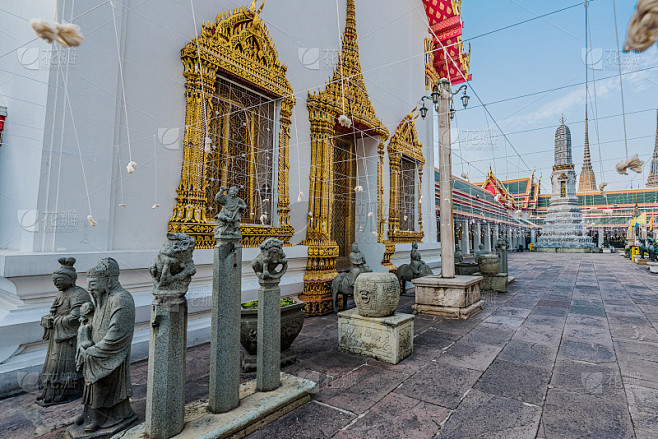寺庙内部Wat Pho temple泰国曼谷
