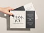 Editable Business Thank You Cards, Small Business Thank You For Your Order Printable Postcard Template, Canva Template Order Package Insert 画像 1