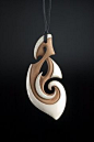 Path of Life Pendant by Kerry Kapua Thompson, M&#;257ori artist (KT40605)