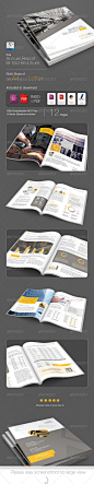 Exa Annual Report Bi-fold Brochure - Informational Brochures #采集大赛# #平面# #宣传册设计#