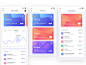 BudgetPlanner - Wallet, My Cards, & Cards Balance logo ux illustration icon branding app flat vector ui gradient minimal design finance mobile ios