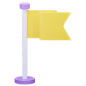 Flag 3D Icon