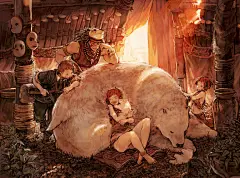 回忆起过去的颜色。黄昏色插画特辑 : 像经长年累月日晒后的照片一样的黄昏色，散发出一种充满过去回忆的温暖和怀旧感，同时还能令人感受到一种逝去的寂寞和梦幻感。看到图中伙伴间的那种友情，感觉可以回想起过去的别离。只不过改变了色调，竟会让我们产生如此不同的感觉，真是有意思啊。这次，就为大家送上黄昏色的插画作品特辑。同样的黄昏色也会给人以各种不同的感觉，请慢慢欣赏吧。