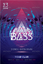 Print Templates - Electro Bass Flyer | GraphicRiver