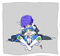 シェレイ♡
#ふしぎ星の☆ふたご姫 不可思议星球的双胞胎公主 #*レイン #シェレイ Shade/Rein #シェイド Shade #月青 #月蓮 #ふたご姫 双子星公主@G檸檬，采集@屿堍