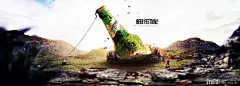 啤酒创意海报合成-伟明的简历-淘宝美工简历-开三云匠，招到靠谱的设计师@北坤人素材