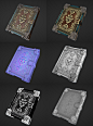 Ornate book, Alexander Kolyasa : low poly (some kind) book. Inspired by Scott Homer's work. 