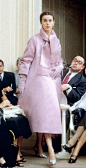 成衣库收藏2014@ Odile in Dior's ensemble called "Cortége", Autumn/Winter collection H-line 1954