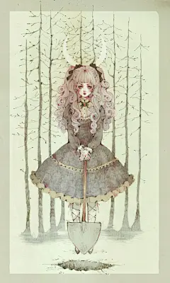 【意大利插画师 Loputyn 水彩插画作品】