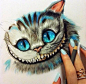 Chesire Cat - Alice in Wonderland drawing: 